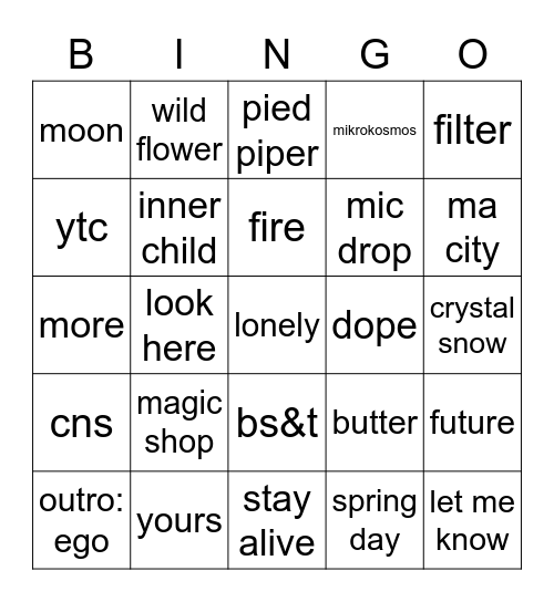 @Veronic17928864 Bingo Card