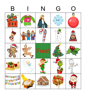 Christmas Bingo Card