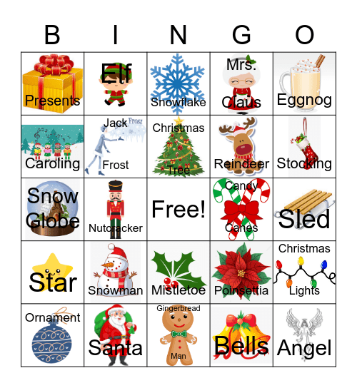 CHRISTMAS BINGO Card