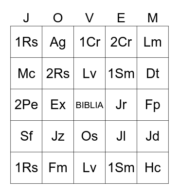 PRIMICIA 2023 Bingo Card