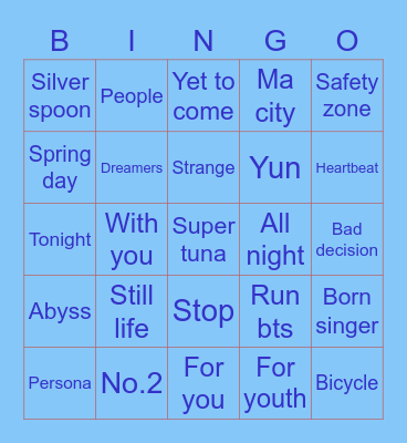 2014_Anushka Bingo Card