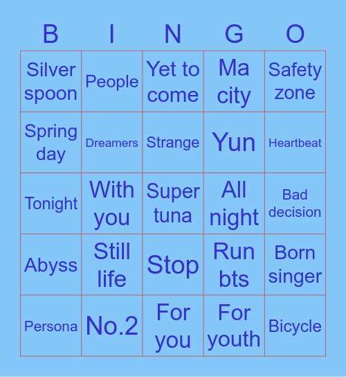 2014_Anushka Bingo Card