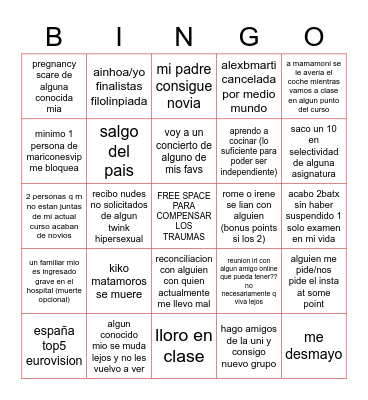 bingo pablo 2023 Bingo Card