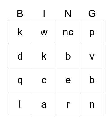 Christmas Bingo Card