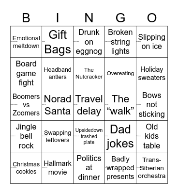 Toyota-thon Bingo Card