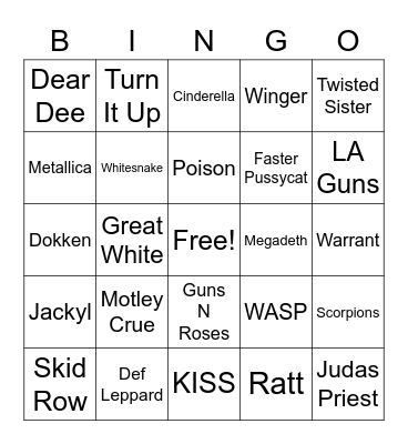 DEES HOUSE OF BINGO Card