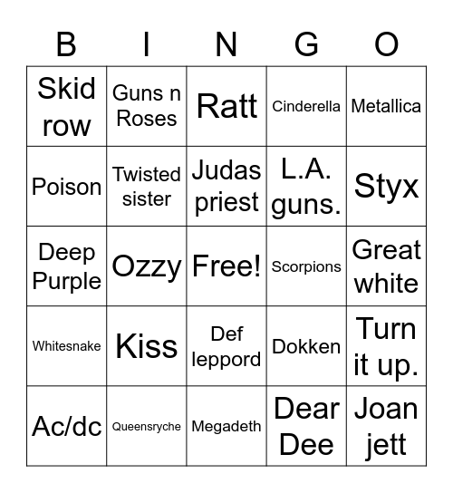 House of bingo Card