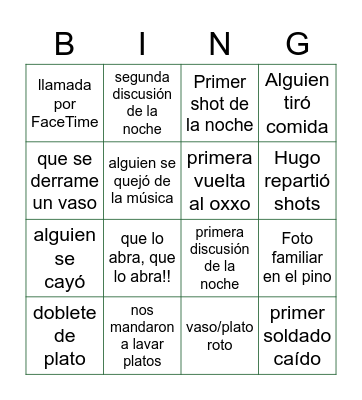 Xmas @welis Bingo Card
