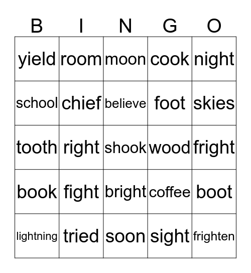 Fourth Grade More 4-End Bingo Card