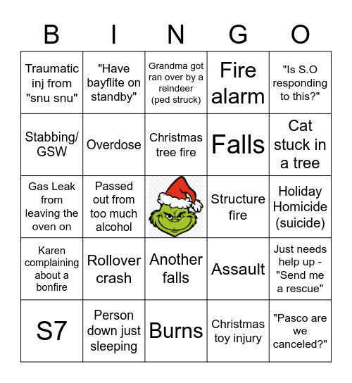 Christmas Bingo Card