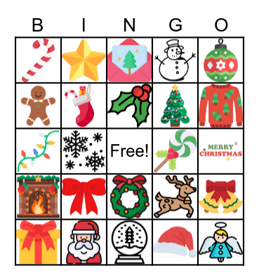 Christmas Bingo Card