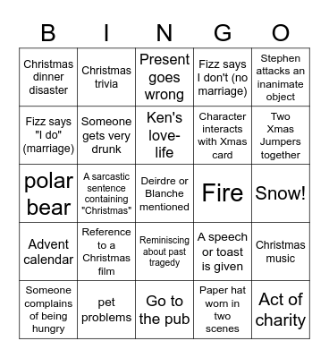 Christmas Bingo 2022 Bingo Card