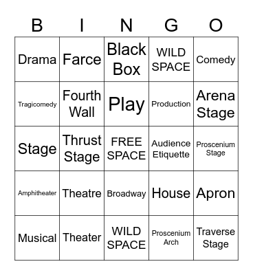 Vocab Review! Bingo Card