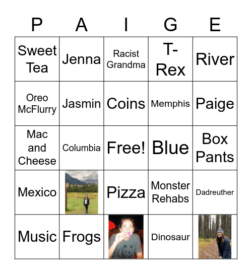 BIRTHDAY BINGO Card