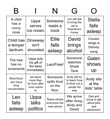 DaBomb Bingo Card