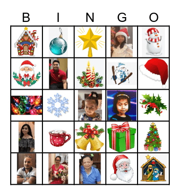 Christmas Bingo Card