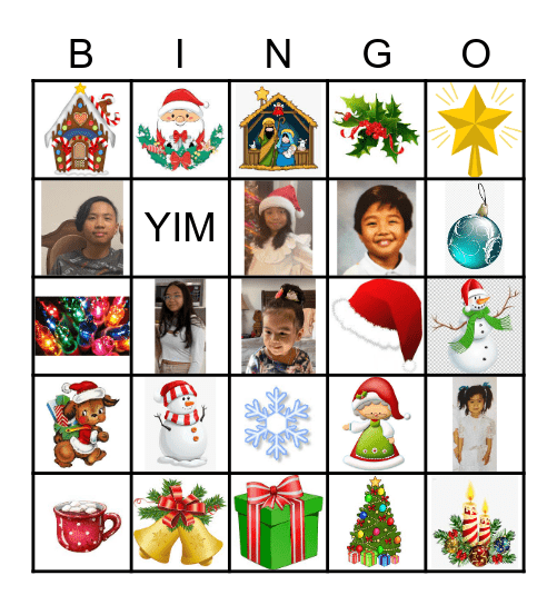 Christmas Bingo Card