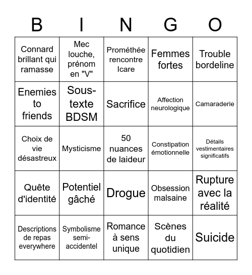 textes d'attila Bingo Card