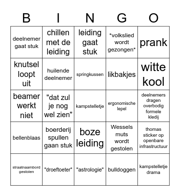 WiKa 2022 bingo Card