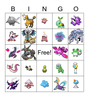 Shiny Hunts 2023! Bingo Card
