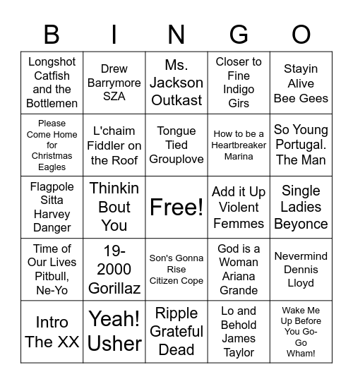 Bingo Mania 3 Bingo Card