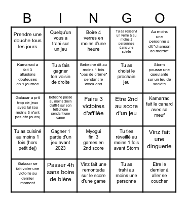 GIGA BINGO 2022 - 2023 Bingo Card