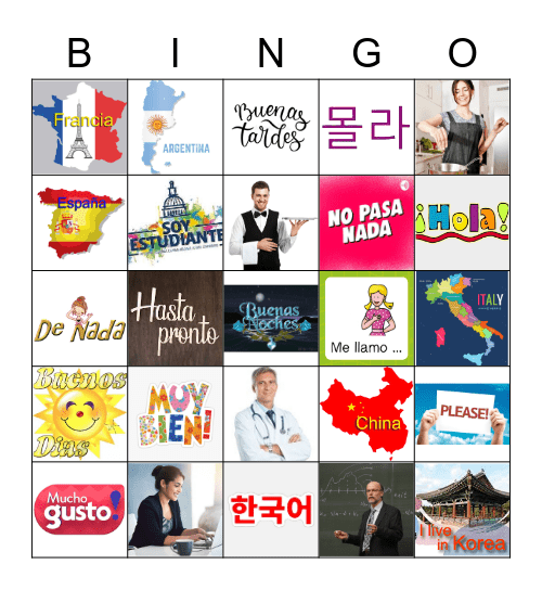 Repaso Bingo Card