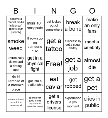 2023 Pickled Bingo Card
