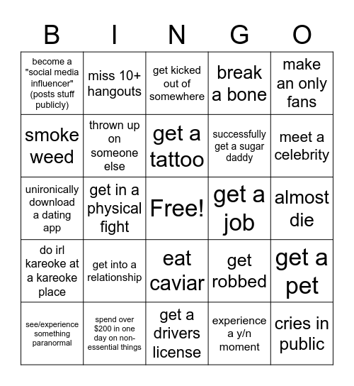 2023 Pickled Bingo Card