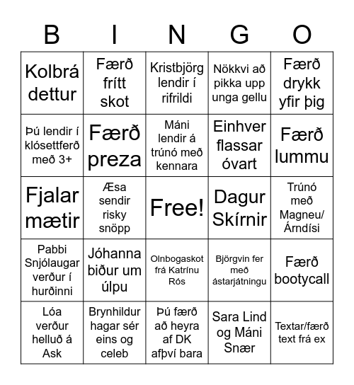 ARAMÓTABINGÓ GOSPELS Bingo Card