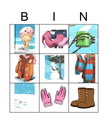 Winter Bingo Card