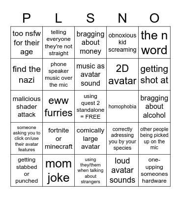 The Quest for Questies v3 Bingo Card