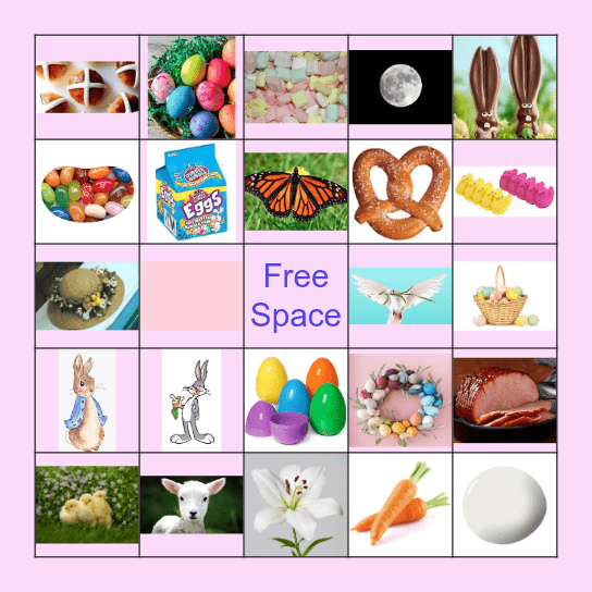 High Point Parks & Rec. Easter Bingo Trivia Bingo Card