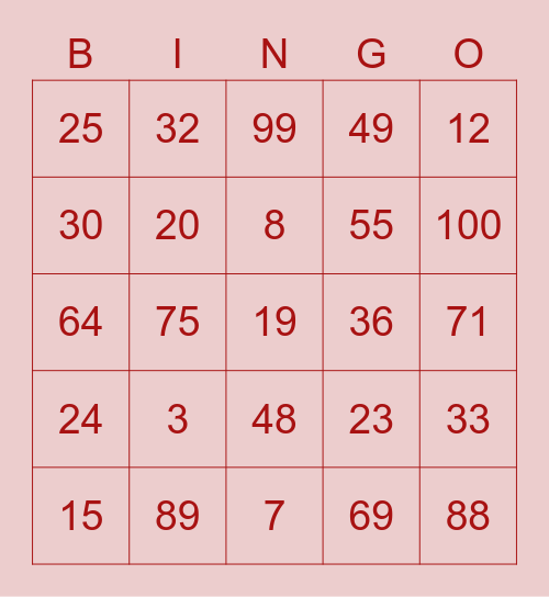 Minji🍓 Bingo Card