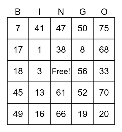 MANANALO NA AKO. uwu! Bingo Card