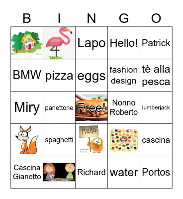 Happy birthday, Leonardo! Bingo Card