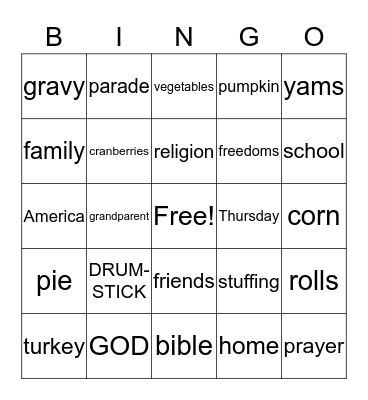LILY Bingo Card