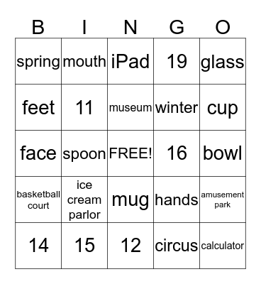 WIZARD Bingo Card