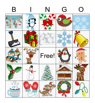 Winter Bingo Card