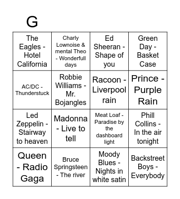 Oud en Nieuw BINGO NED Bingo Card