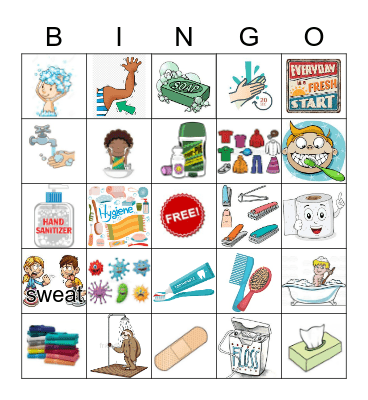 Hygiene Bingo Card