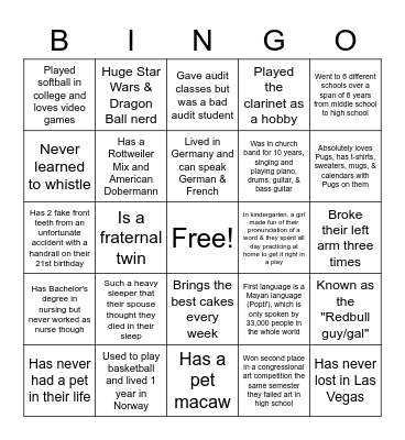Farmer Law PC, AW Labor, & SIGNET Bingo Card