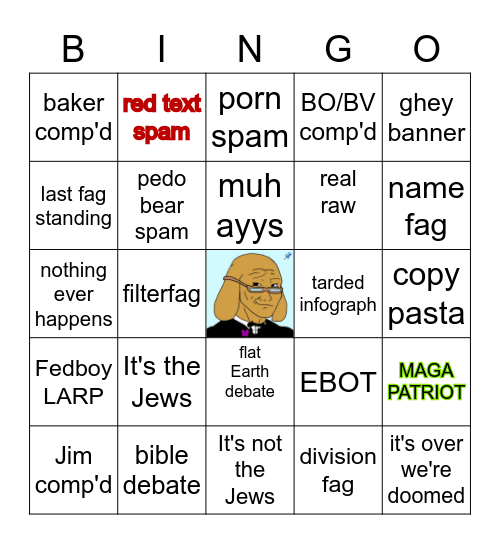 QR SLIDE BINGO Card