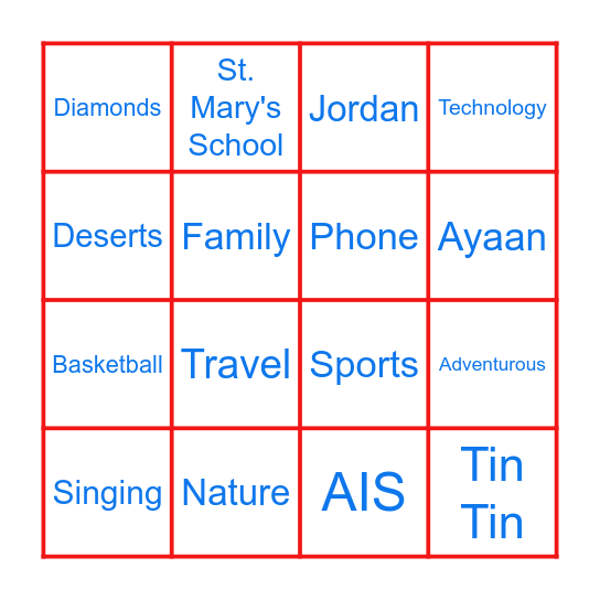 Happy Birthday Arnav Bingo Card