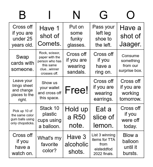 TONGAAT TAMIL ACADEMY Bingo Card