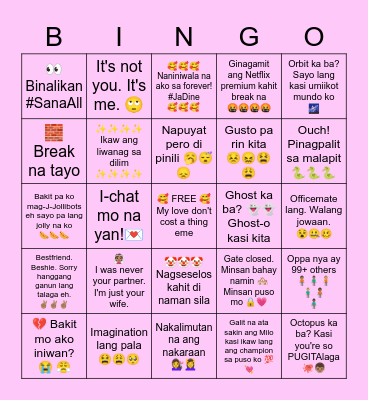 ISENTIA MANILA VALENTINE'S DAY BINGO Card