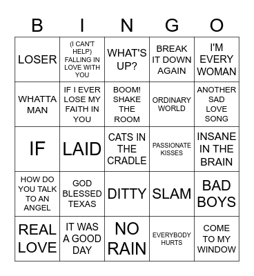 PARTY LIKE IT'S 1993! Bingo Card
