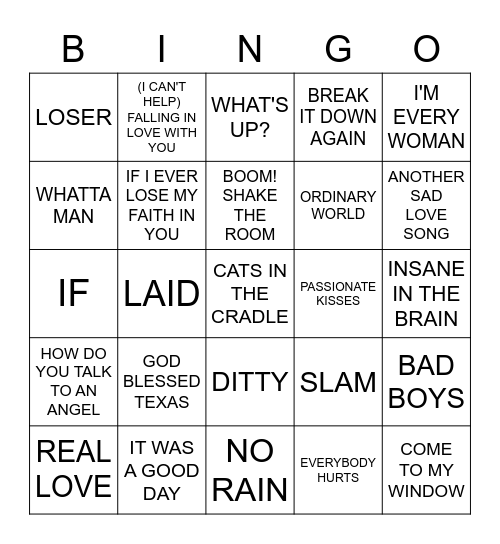 PARTY LIKE IT'S 1993! Bingo Card