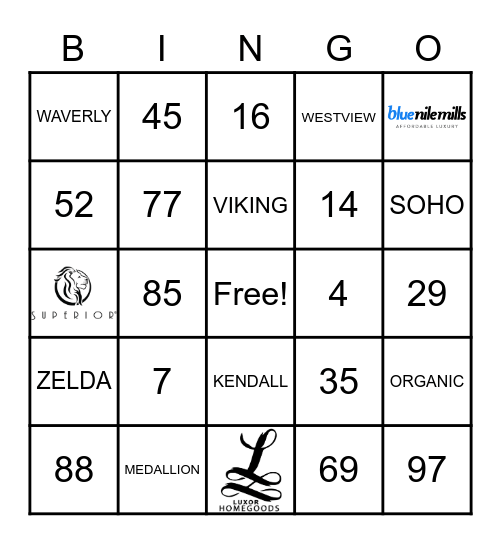 HOME CITY INC Bingo Card