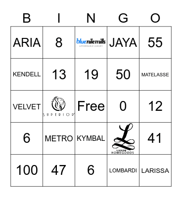 HOME CITY INC Bingo Card